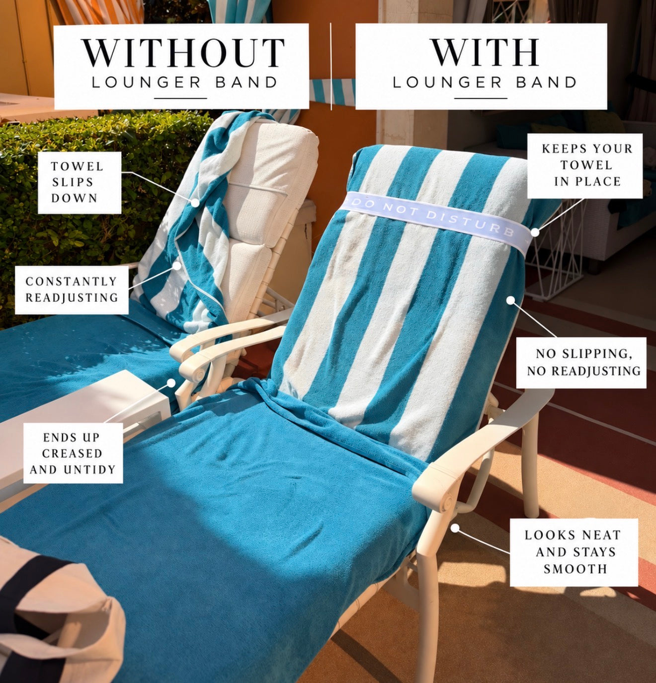 Do Not Disturb Lounger Bands™ – INDIVIDUAL SECOND